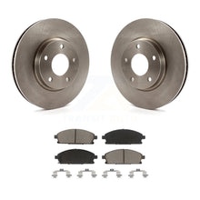 Charger l&#39;image dans la galerie, Front Disc Brake Rotors And Ceramic Pads Kit For 2004-2009 Nissan Quest