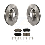 Front Disc Brake Rotors And Ceramic Pads Kit For Mazda CX-5