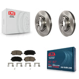 Front Disc Brake Rotors And Ceramic Pads Kit For Mazda CX-5
