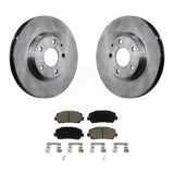 [Front] 2013-2015 Mazda CX-5 Premium OE Brake Rotors & Ceramic Pads Kit For Max Braking