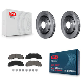 Front Brake Rotors & Ceramic Pad Kit For Ford F-150 Expedition Lincoln Navigator