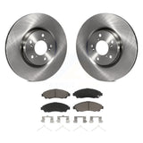 Front Disc Brake Rotors And Ceramic Pads Kit For Honda Pilot Acura MDX RLX ZDX