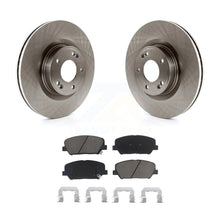 Charger l&#39;image dans la galerie, Front Disc Brake Rotors And Ceramic Pads Kit For Hyundai Genesis Coupe