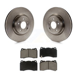 Front Disc Brake Rotors And Ceramic Pads Kit For Hyundai Genesis Coupe