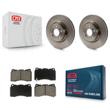Front Disc Brake Rotors And Ceramic Pads Kit For Hyundai Genesis Coupe