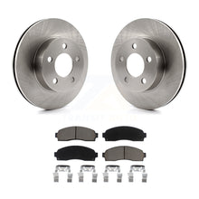 Charger l&#39;image dans la galerie, Front Disc Brake Rotors And Ceramic Pads Kit For Ford Ranger Mazda B4000 4WD