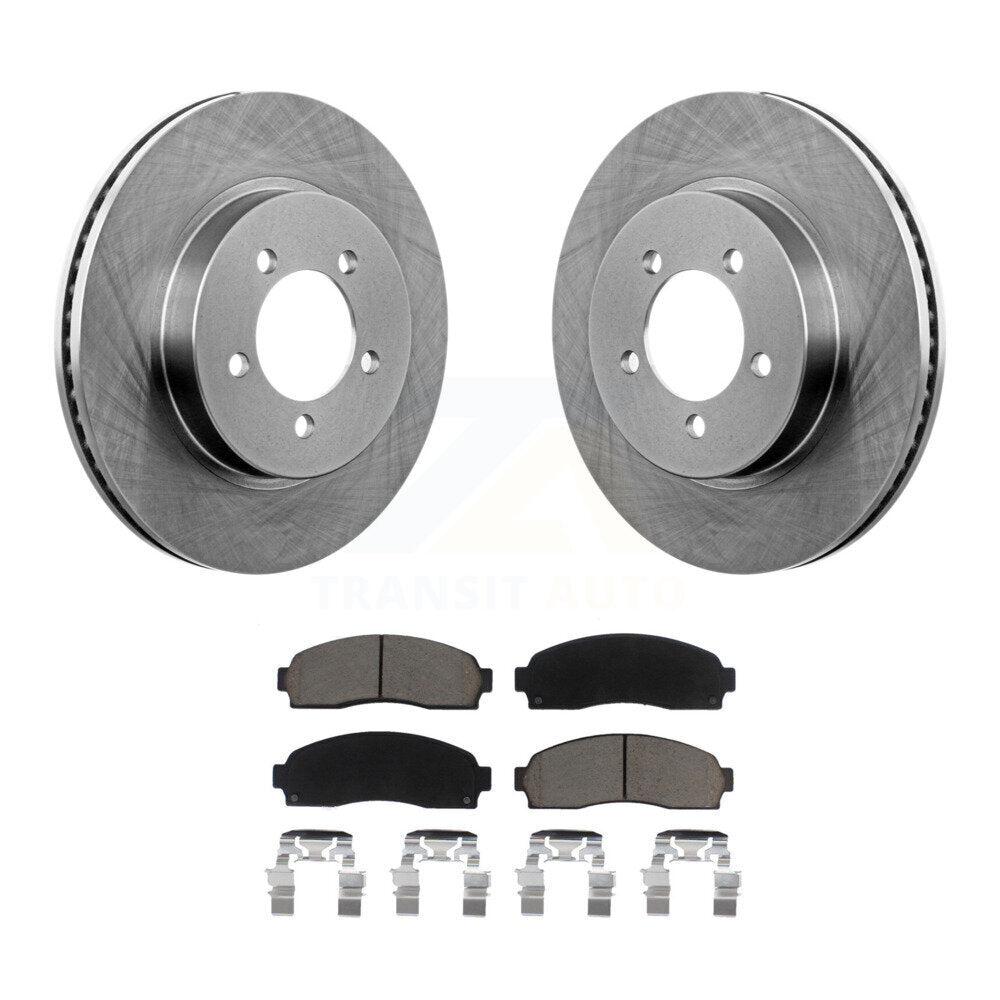 Front Disc Brake Rotor And Ceramic Pad Kit For Ford Explorer Mercury Mountaineer