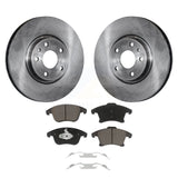 Front Disc Brake Rotors And Ceramic Pads Kit For Ford Fusion Lincoln MKZ