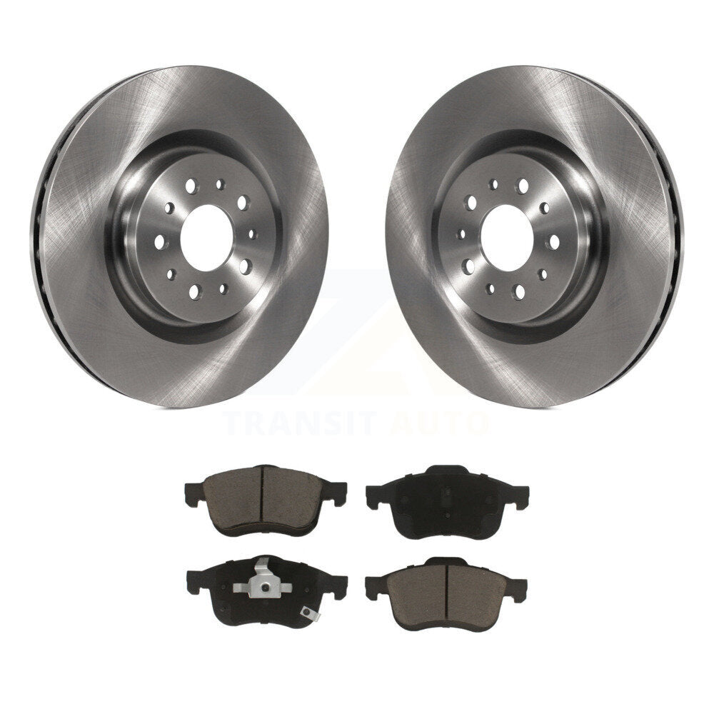 Front Disc Brake Rotors And Ceramic Pads Kit For 2015-2021 Ram ProMaster City