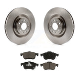 [Front] 2014-2020 Fiat 500L Premium OE Brake Rotors & Ceramic Pads Kit For Max Braking