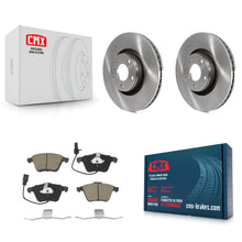 Charger l'image dans la galerie, Front Brake Rotors Ceramic Pad Kit For Audi A6 Quattro With 321mm Diameter Rotor