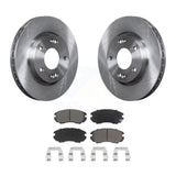 Front Disc Brake Rotors And Ceramic Pads Kit For Hyundai Elantra