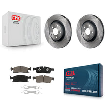 Charger l'image dans la galerie, Front Disc Brake Rotors Ceramic Pad Kit For Jeep Grand Cherokee Dodge Durango WK