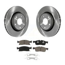 Charger l&#39;image dans la galerie, Front Disc Brake Rotor And Ceramic Pad Kit For Jeep Grand Cherokee Dodge Durango