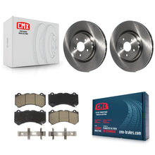 Charger l'image dans la galerie, Front Disc Brake Rotor And Ceramic Pad Kit For Jeep Grand Cherokee Dodge Durango