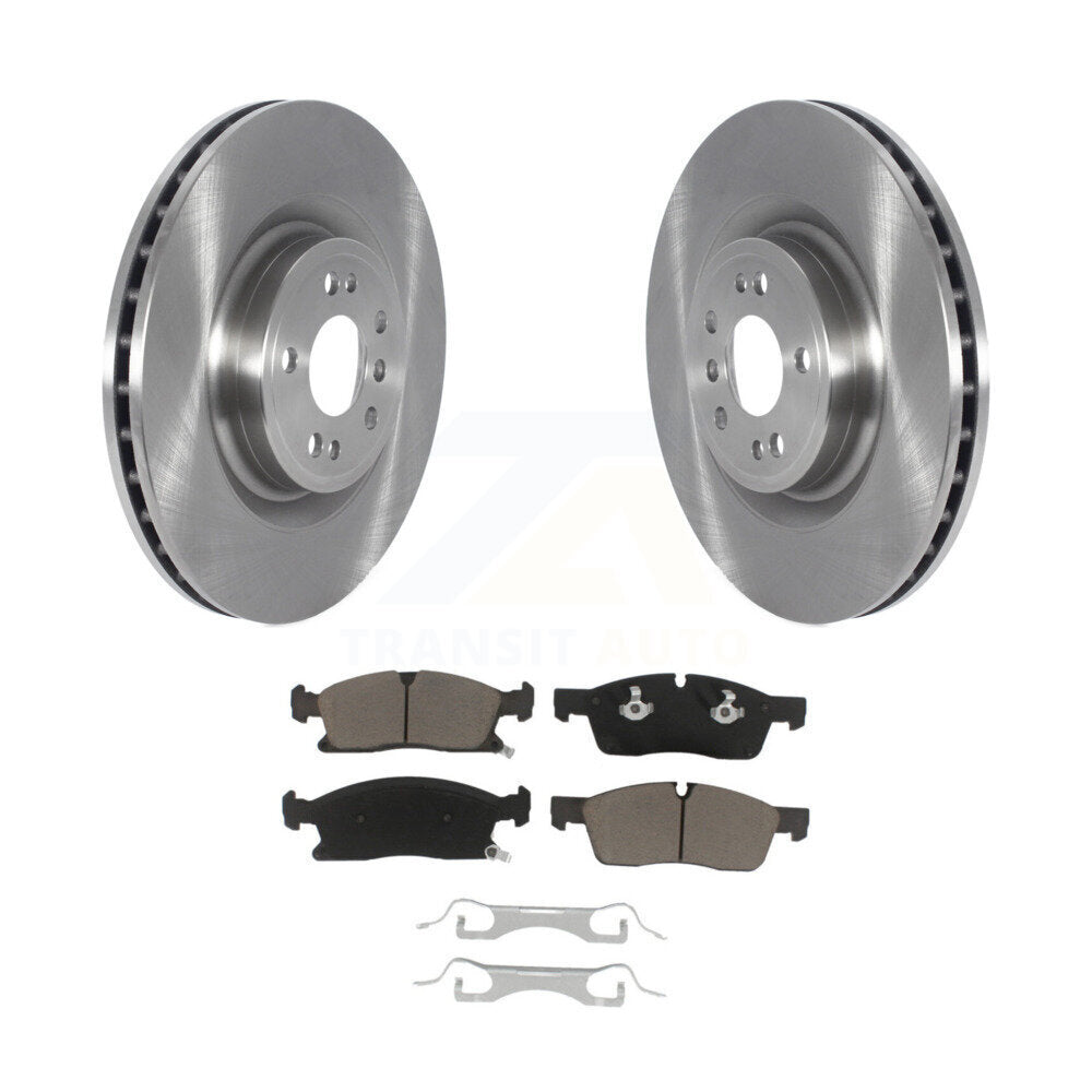 Front Brake Rotor And Ceramic Pad Kit For Mercedes-Benz GLS450 GL450 GL350 ML400