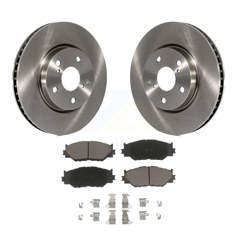 Front Disc Brake Rotors And Ceramic Pads Kit For Lexus IS250