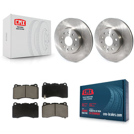 Front Disc Brake Rotor And Ceramic Pad Kit For Chevrolet Camaro Cadillac CTS CT6