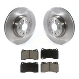 Front Disc Brake Rotor And Ceramic Pad Kit For Cadillac CTS CT6 Chevrolet Camaro