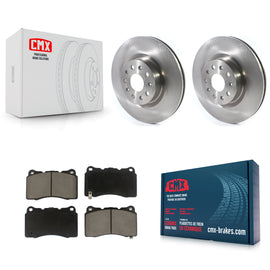 Front Disc Brake Rotor And Ceramic Pad Kit For Cadillac CTS CT6 Chevrolet Camaro