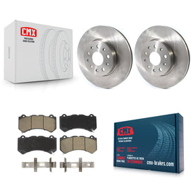 Front Disc Brake Rotors And Ceramic Pad Kit For 2019-2020 Chevrolet Camaro LT/LS
