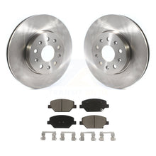 Charger l&#39;image dans la galerie, Front Brake Rotor &amp; Ceramic Pad Kit For Chevrolet Camaro Without Brembo Calipers