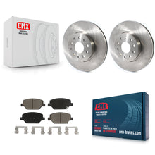 Charger l'image dans la galerie, Front Brake Rotor &amp; Ceramic Pad Kit For Chevrolet Camaro Without Brembo Calipers