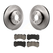 Load image into Gallery viewer, Front Disc Brake Rotors And Ceramic Pads Kit For Cadillac ATS V