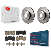 Load image into Gallery viewer, Front Disc Brake Rotors And Ceramic Pads Kit For Cadillac ATS V