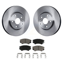 Charger l&#39;image dans la galerie, Front Disc Brake Rotors And Ceramic Pad Kit For 2010-2015 Chevrolet Camaro LT LS