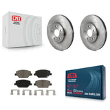 [Front] 2019 Buick Envision Cadillac XT4 Premium OE Brake Rotors & Ceramic Pads Kit For Max Braking