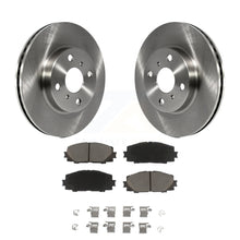 Charger l&#39;image dans la galerie, Front Disc Brake Rotors And Ceramic Pads Kit For Toyota Yaris Prius C Scion iQ