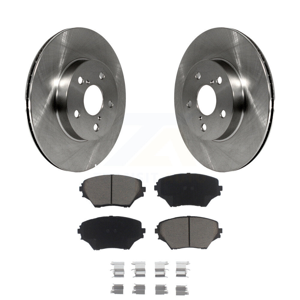 Front Brake Rotor And Ceramic Pad Kit For Toyota RAV4 BATTERY EV (EV BEV) engine