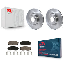 Charger l'image dans la galerie, [Front] 2015-2020 Kia Sedona Premium OE Brake Rotors &amp; Ceramic Pads Kit For Max Braking