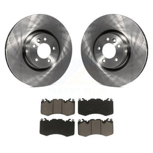 Charger l&#39;image dans la galerie, Front Disc Brake Rotors And Ceramic Pads Kit For Land Rover Range Sport