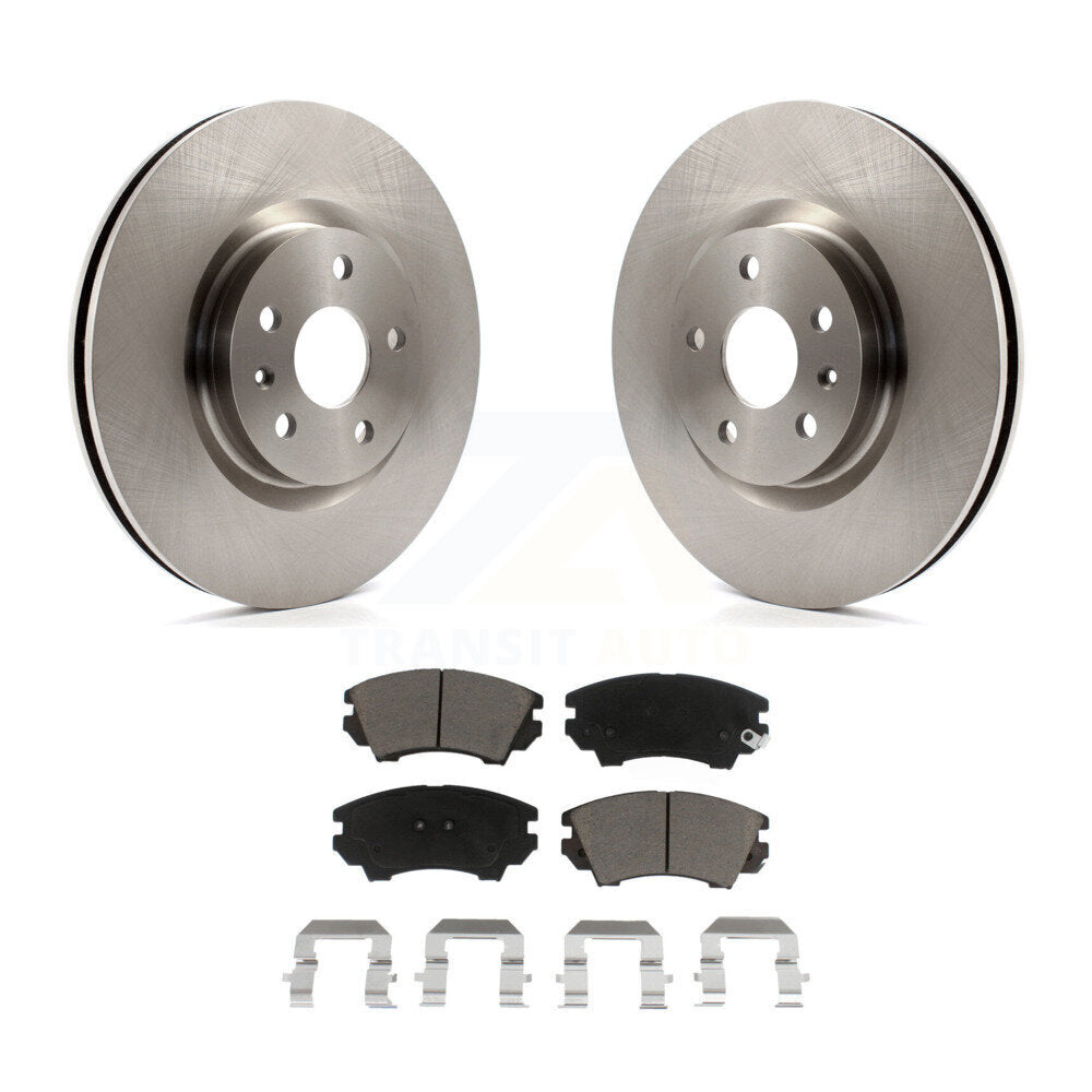 Front Disc Brake Rotors And Ceramic Pads Kit For 2011-2017 Chevrolet Caprice