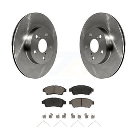 [Front] 1996-2000 Toyota RAV4 Premium OE Brake Rotors & Ceramic Pads Kit For Max Braking
