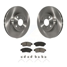 [Front] 1993-1997 Toyota Corolla Geo Prizm Premium OE Brake Rotors & Ceramic Pads Kit For Max Braking