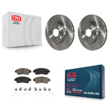 [Front] 1993-1997 Toyota Corolla Geo Prizm Premium OE Brake Rotors & Ceramic Pads Kit For Max Braking
