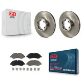 [Front] 2015-2019 Ford Transit-350 HD Premium OE Brake Rotors & Ceramic Pads Kit For Max Braking