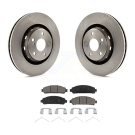 [Front] 2009-2016 Toyota Venza Premium OE Brake Rotors & Ceramic Pads Kit For Max Braking