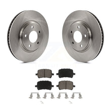 Charger l&#39;image dans la galerie, Front Brake Rotors Ceramic Pad Kit For Chevrolet Malibu Pontiac G6 Cobalt Saturn