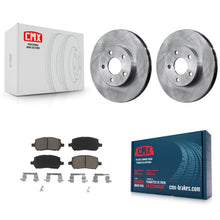 Charger l'image dans la galerie, Front Disc Brake Rotors And Ceramic Pads Kit For Chevrolet Cobalt Pontiac G5