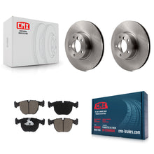 Charger l'image dans la galerie, Front Disc Brake Rotors And Ceramic Pads Kit For BMW 530i 540i