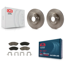 Front Disc Brake Rotors And Ceramic Pads Kit For INFINITI Q45 M45
