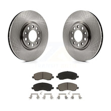 Load image into Gallery viewer, Front Brake Rotors Ceramic Pad Kit For 17 Jeep Compass With 305mm Diameter Rotor