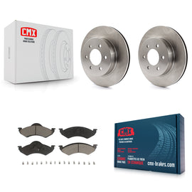 [Front] 2000-2002 Dodge Dakota Durango Premium OE Brake Rotors & Ceramic Pads Kit For Max Braking