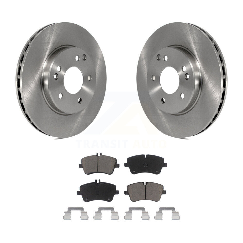 Front Disc Brake Rotors And Ceramic Pads Kit For Mercedes-Benz C230 C240