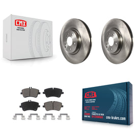 Front Disc Brake Rotors And Ceramic Pads Kit For Mercedes-Benz SLK280 C320
