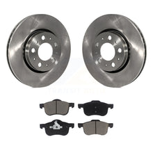 Charger l&#39;image dans la galerie, Front Disc Brake Rotors And Ceramic Pads Kit For Volvo S60 V70 XC70 S80